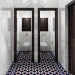 Handmade Square Interior Waterjet Medallions Patterns Marble Stone Floor Tile