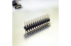 China 1.27mm Pitch Dual Row Pin Header supplier