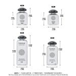 Mushroom Lid PET Plastic Packaging Bottles Cylinder Toner Shampoo Bottles 80ml 100ml 150ml
