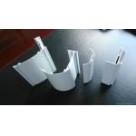Frosted Fabric Aluminum Window Profiles / Aluminum Glass Door Frame