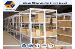 China Light Duty Warehouse Rivet Boltless Shelving Power Coated  Rust Proofing supplier