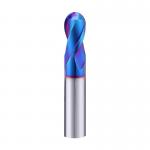 2 Flute Ball End Mill Blue Nano Coating CNC Tool