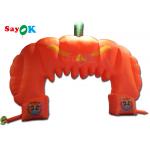 Halloween Pumpkin Inflatable Arch Hallowmas Decoration Blow Up Archway for sale