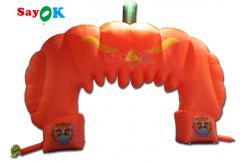 China Halloween Pumpkin Inflatable Arch Hallowmas Decoration Blow Up Archway supplier