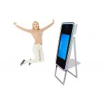 Party Selfie Mirror Photo Booth Touch Screen Magical Mirror With Photo for sale
