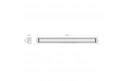 China 76cm 204W Car LED Light Bar Emark Osram LED Bars Heating Lens supplier