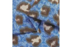 China Anti Static 170cm Poly Spandex Jersey Knit Fabric / leopard jersey fabric supplier