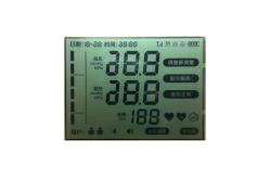 China 3.2 V Positive Transmissive HTN Segment Code LCD Blood Pressure Monitor supplier