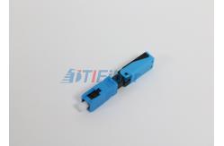 China Singlemode Fiber Optic Connector Sc / Upc , Fast Fiber Optic Cable Connectors supplier