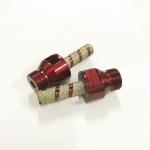 Vacuum Brazed Diamond CNC Tooling Finger Bits Marble And Soft Stone Use