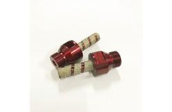 China Vacuum Brazed Diamond CNC Tooling Finger Bits Marble And Soft Stone Use supplier