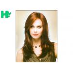 Natural Wave Medium Length Synthetic Hair Wigs For Elegance White Women for sale