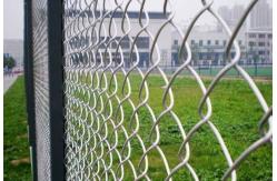 China Sustainable  Pvc Coated Chain Link Fence Easily Assembled supplier