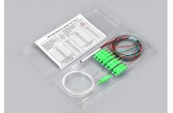 China Single Mode SC UPC/APC Fiber Optic PLC Splitter Steel Tube supplier