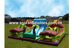 China Sunproof Inflatable Obstacle Challenges, Interactive Exterme Games supplier