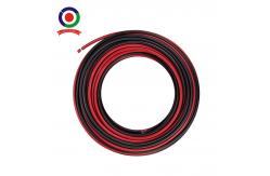 China TUV Certify Black  Tinned Copper PV Wire Solar Extension Cable 10AWG 6mm2 supplier