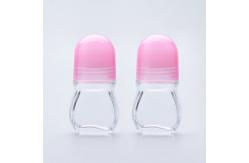 China Clear Transparent Empty Glass Rollerball Bottles With Plastic Roller Ball supplier