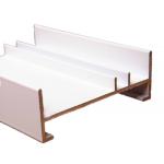 Customized 7.2m White Powder Coated Aluminium Extrusions