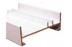 China Customized 7.2m White Powder Coated Aluminium Extrusions supplier