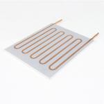 High Dense Bending Copper Pipe Water Cooling Plate , Fast Cooling Water Cold Plate