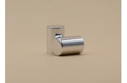 China Silver Aluminum Perfume Bottle Caps Cylinder Shape PP Plastic Inner supplier