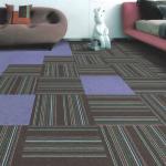 Nylon Surface PVC Backing Modular Carpet Tiles 4.5mm Thickness for sale