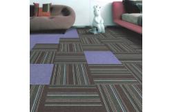 China Nylon Surface PVC Backing Modular Carpet Tiles 4.5mm Thickness supplier