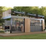 Rust Proof Prefab Modular House For Cafe Residential And Office for sale