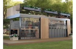 China Rust Proof Prefab Modular House For Cafe Residential And Office supplier
