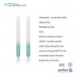 OEM Glass Crystal Nail Files For Natural Nails Velvet Smooth Surface 6pcs for sale