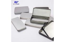 China Childproof Rectangular Tin Box Custom Weed Packaging With Logo supplier