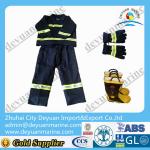 Waterproof Fire Fighter Gear Fire Suit Jacket And Pants With Flame Retardant Layer for sale