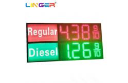 China 2 Lines Led Gas Station Sign With Price Name IP65 Waterproof supplier