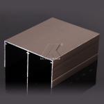 Anodized Wardrobe Aluminium Profile High Temperature Resistance Anti Acidity for sale