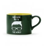 Creative Ceramic Coffee Mug 10 Oz Stoneware Mug Customized For Dad