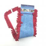 Customized Blue Industrial Quickie Dry Mop 500gsm Tassel Mop Pad Heads