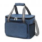 Customizable Insulated Lunch Bags For Food Storage Leak Proof 15L Blue for sale