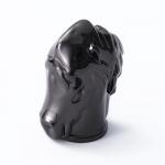 Polishing Black Plating Creative Design Die Casting Zinc Alloy Perfume Jar Lids Custom Branding In Mould For Sophisticated Packaging Solutions for sale