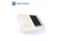 China 12 Channels Medical ECG Machine hidden handle Built In Rechargeable Lithium Battery supplier