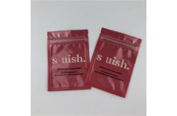 China 120mic MOPP Gravure Mylar Zipper Bag 0.7c Al With Clear Front Window supplier