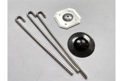 China UV Stable Metal Solar Panel Birds Exclusion Hooks For Fixing Array System supplier