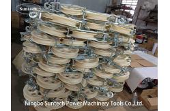 China Transmission Line 660 MC Nylon Sheave Conductor Stringing Blocks supplier
