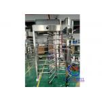 Mechanical Rotating Full Body Turnstile Automatic Door Hand Push Stainless Steel for sale