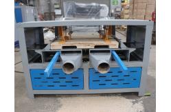 China Automatic wood pallet notcher with single/double head, Pallet Notching Machine supplier