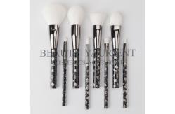 China SA8000 17.8cm Private Label Makeup Brushes Tools With Heat Transfer Plastic Handle supplier