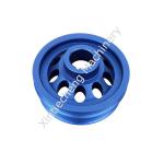 Blue Spray Painting CNC Precision Turning Parts Belt Pulleys for sale