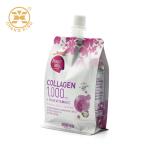 LDPE Beverage Jolly Sachet Packaging 1000mg Liquid With Central Spout for sale