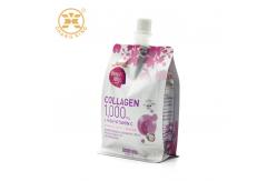 China LDPE Beverage Jolly Sachet Packaging 1000mg Liquid With Central Spout supplier