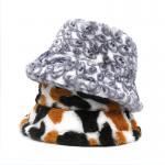 Outdoor Leisure Fisherman Wide Brim Bucket Hats Windproof Winter Women Fur Bucket Hat Cap Bulk for sale