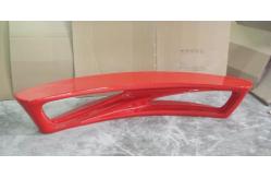 China Morden moon shape large plaza bench Stool Multifunctional fiberglass Chair supplier